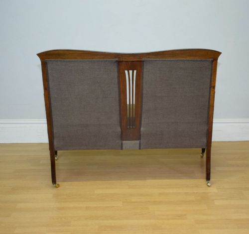 COUCH SOFA SETTEE VICTORIAN INLAID - ADDITIONAL PHOTO 18
