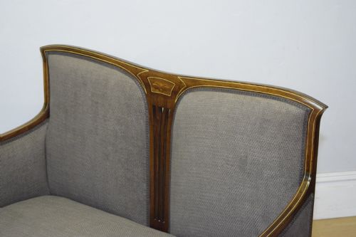 COUCH SOFA SETTEE VICTORIAN INLAID - ADDITIONAL PHOTO 22