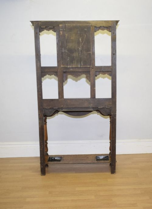 ANTIQUE VICTORIAN CARVED OAK HALL STAND - ADDITIONAL PHOTO 25