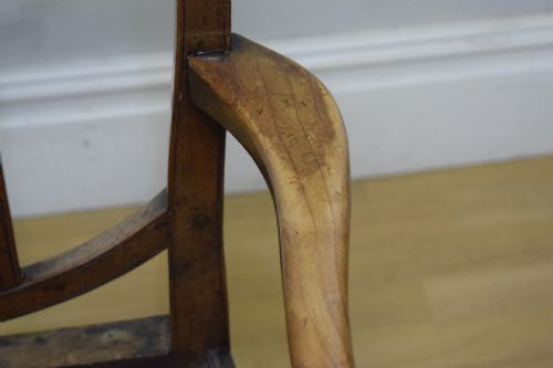 ANTIQUE GEORGIAN FRUITWOOD ARMCHAIR - ADDITIONAL PHOTO 16