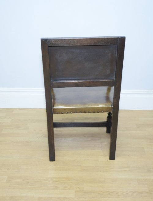 ANTIQUE VICTORIAN OAK ARMCHAIRDESK CHAIR - ADDITIONAL PHOTO 14
