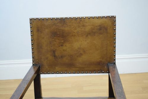 ANTIQUE VICTORIAN OAK ARMCHAIRDESK CHAIR - ADDITIONAL PHOTO 19