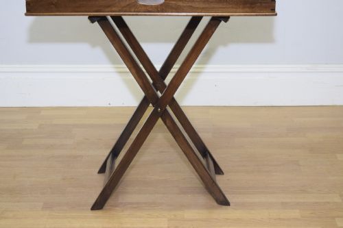 VICTORIAN BUTLERS TRAY ON STAND - ADDITIONAL PHOTO 3