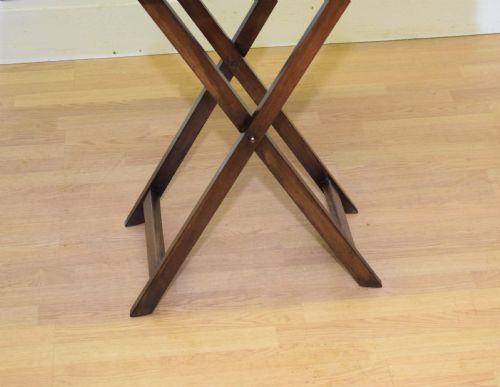 VICTORIAN BUTLERS TRAY ON STAND - ADDITIONAL PHOTO 6