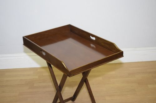 VICTORIAN BUTLERS TRAY ON STAND - ADDITIONAL PHOTO 11