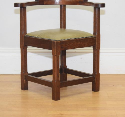 ANTIQUE ARTS CRAFTS CORNER CHAIR - ADDITIONAL PHOTO 5