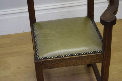 ANTIQUE ARTS CRAFTS CORNER CHAIR - ADDITIONAL PHOTO 13