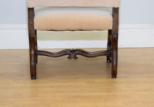 EARLY 20TH CENTURY WALNUT ARMCHAIR - ADDITIONAL PHOTO 12