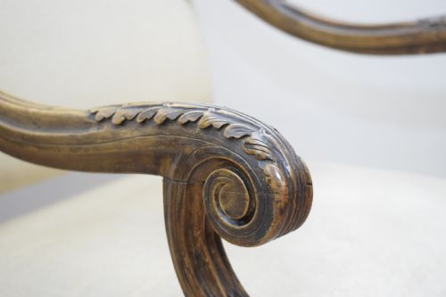 EARLY 20TH CENTURY WALNUT ARMCHAIR - ADDITIONAL PHOTO 16