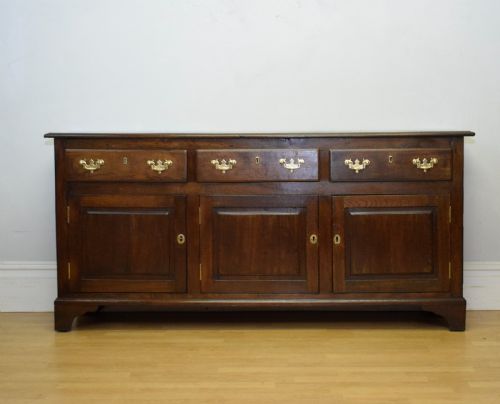 ANTIQUE GEORGIAN DRESSER BASE - ADDITIONAL PHOTO 2