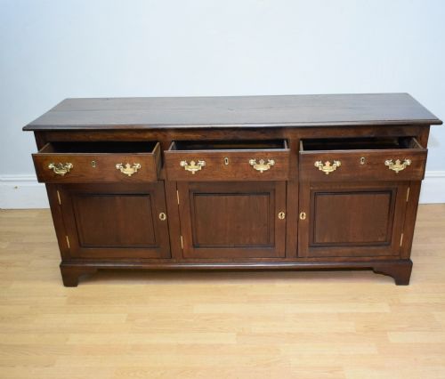 ANTIQUE GEORGIAN DRESSER BASE - ADDITIONAL PHOTO 22