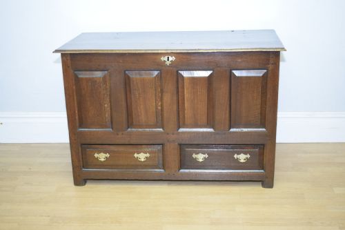 GEORGIAN OAK MULE CHEST - ADDITIONAL PHOTO 12