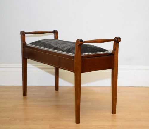 VICTORIAN DUET PIANO STOOL - ADDITIONAL PHOTO 2