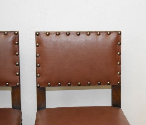 SET OF 6 VICTORIAN OAK DINING CHAIRS - ADDITIONAL PHOTO 7