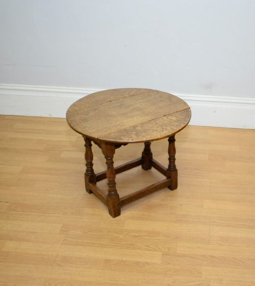 EARLY 20TH CENTURY OAK LAMP TABLE - ADDITIONAL PHOTO 7