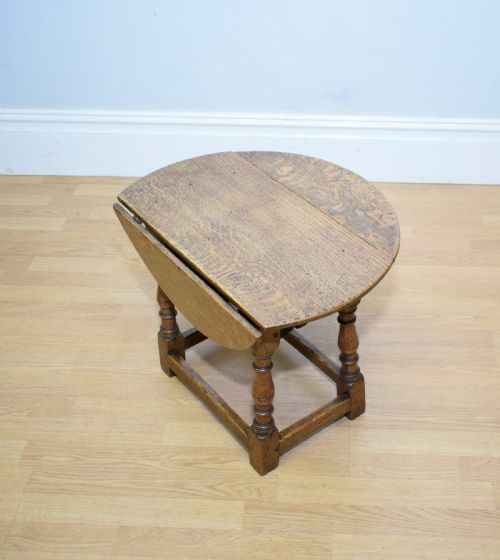 EARLY 20TH CENTURY OAK LAMP TABLE - ADDITIONAL PHOTO 13