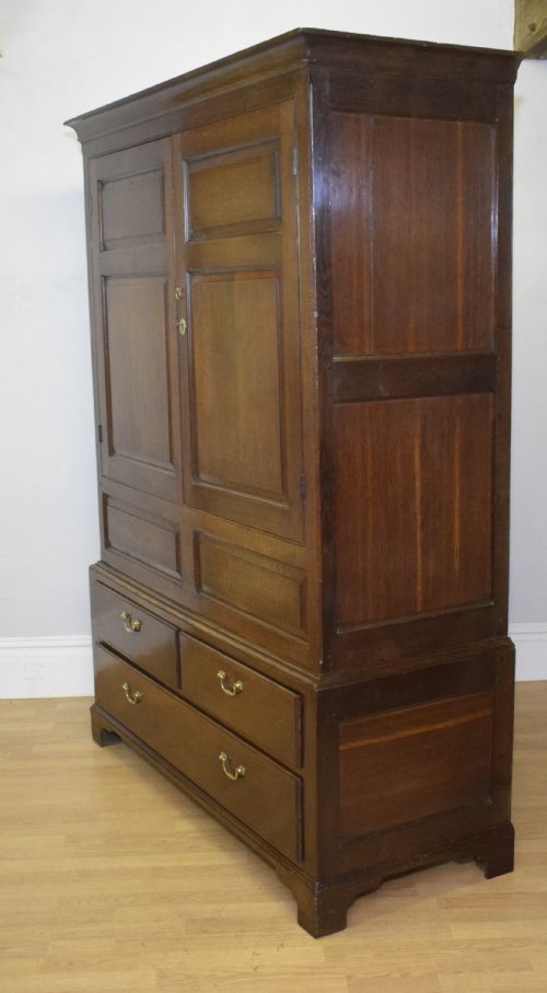 GEORGIAN OAK CUPBOARD PRESS - ADDITIONAL PHOTO 8