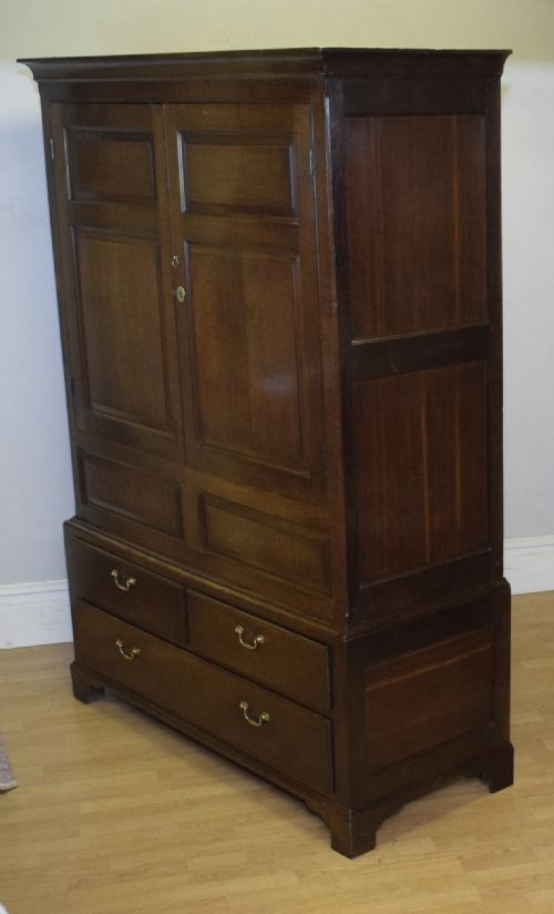 GEORGIAN OAK CUPBOARD PRESS - ADDITIONAL PHOTO 10