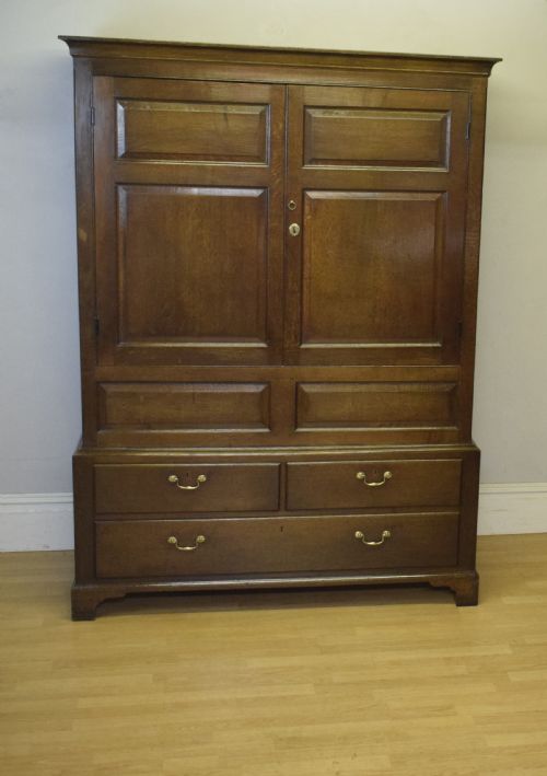 GEORGIAN OAK CUPBOARD PRESS - ADDITIONAL PHOTO 18