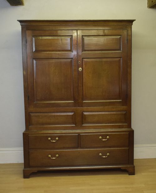GEORGIAN OAK CUPBOARD PRESS - ADDITIONAL PHOTO 19