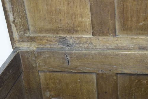 WILLIAM MARY PERIOD OAK COFFER - ADDITIONAL PHOTO 17