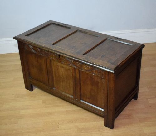 WILLIAM MARY PERIOD OAK COFFER - ADDITIONAL PHOTO 20