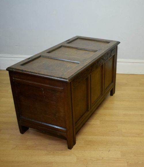 WILLIAM MARY PERIOD OAK COFFER - ADDITIONAL PHOTO 22