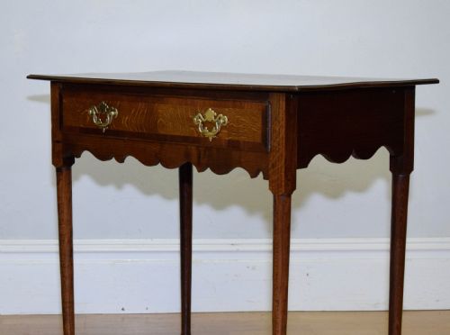 GEORGIAN OAK SIDE TABLE LOWBOY - ADDITIONAL PHOTO 10