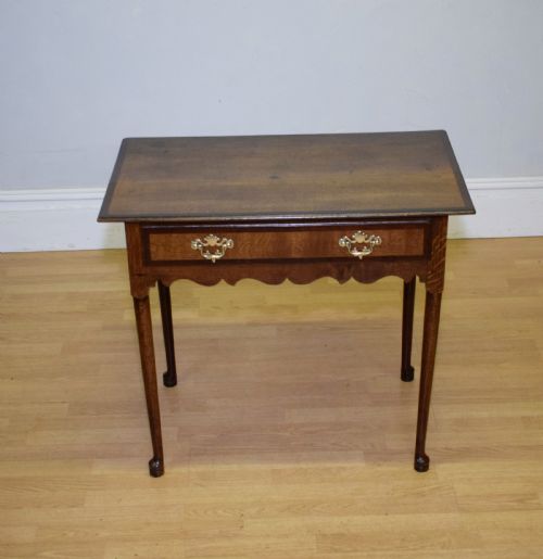 GEORGIAN OAK SIDE TABLE LOWBOY - ADDITIONAL PHOTO 12