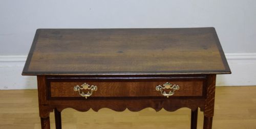 GEORGIAN OAK SIDE TABLE LOWBOY - ADDITIONAL PHOTO 13