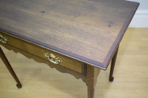 GEORGIAN OAK SIDE TABLE LOWBOY - ADDITIONAL PHOTO 16