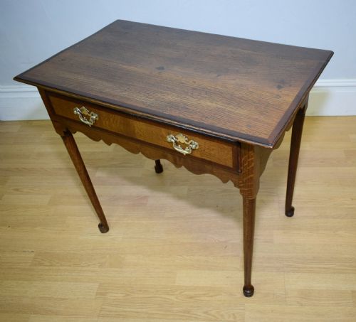 GEORGIAN OAK SIDE TABLE LOWBOY - ADDITIONAL PHOTO 18