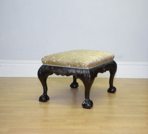ANTIQUE CHIPPENDALE STOOL - ADDITIONAL PHOTO 7