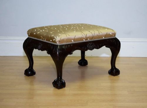 ANTIQUE CHIPPENDALE STOOL - ADDITIONAL PHOTO 10