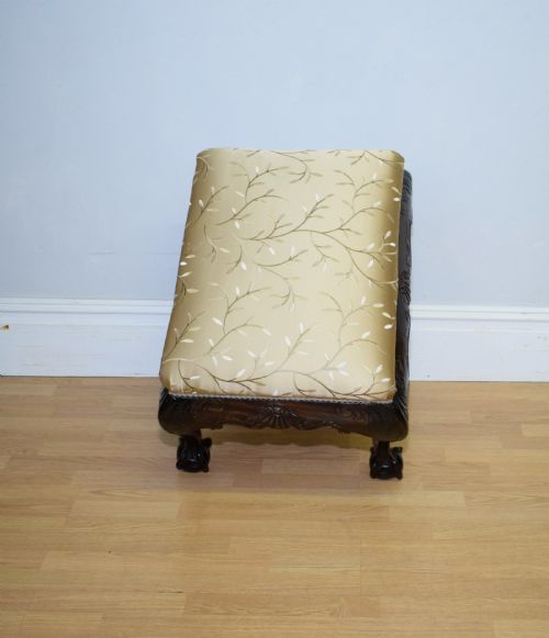 ANTIQUE CHIPPENDALE STOOL - ADDITIONAL PHOTO 17