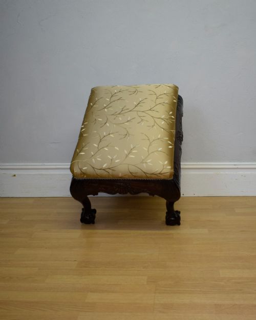 ANTIQUE CHIPPENDALE STOOL - ADDITIONAL PHOTO 18