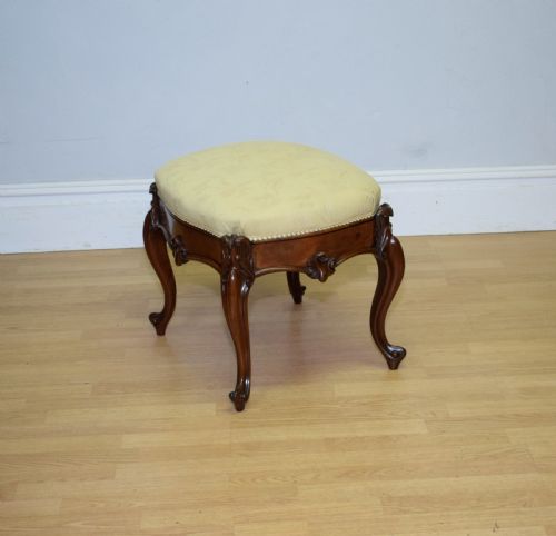 VICTORIAN ROSEWOOD STOOL - ADDITIONAL PHOTO 2