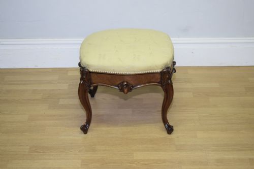 VICTORIAN ROSEWOOD STOOL - ADDITIONAL PHOTO 5