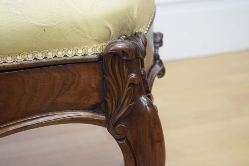 VICTORIAN ROSEWOOD STOOL - ADDITIONAL PHOTO 14
