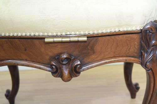 VICTORIAN ROSEWOOD STOOL - ADDITIONAL PHOTO 18