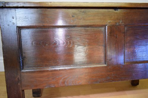 17TH CENTURY FRENCH OAK COFFER - ADDITIONAL PHOTO 20