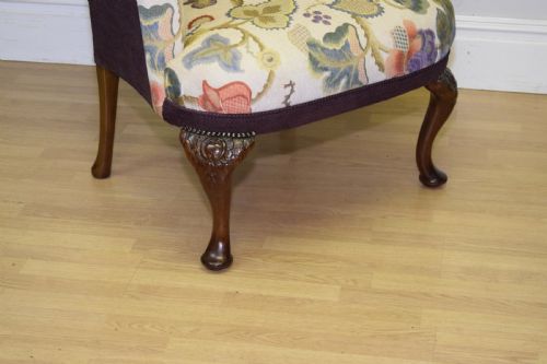 GEORGIAN PERIOD WING BACK ARMCHAIR - ADDITIONAL PHOTO 12