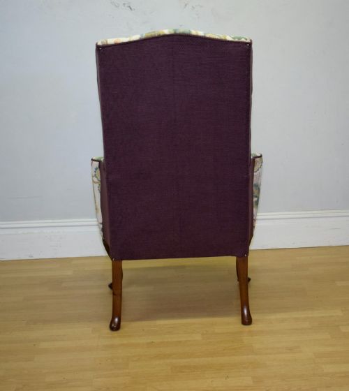 GEORGIAN PERIOD WING BACK ARMCHAIR - ADDITIONAL PHOTO 19