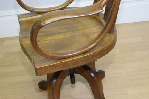 ANTIQUE SWIVEL DESK CHAIR - ADDITIONAL PHOTO 23