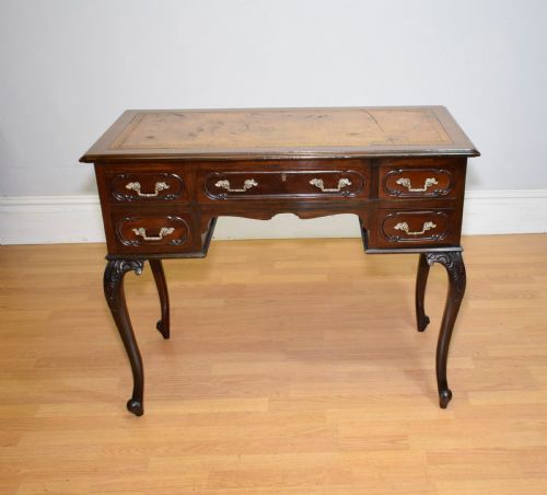 ANTIQUE EDWARDIAN DESK - ADDITIONAL PHOTO 2