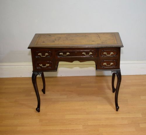 ANTIQUE EDWARDIAN DESK - ADDITIONAL PHOTO 4