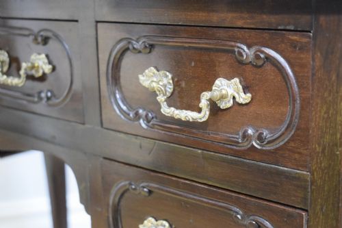 ANTIQUE EDWARDIAN DESK - ADDITIONAL PHOTO 22