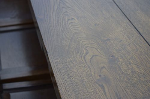 11FT 4 OAK REFECTORY TABLE 10 DINING CHAIRS - ADDITIONAL PHOTO 14