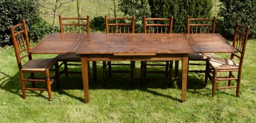 FARMHOUSE KITCHEN DINING TABLE 6 CHAIRS - ADDITIONAL PHOTO 20