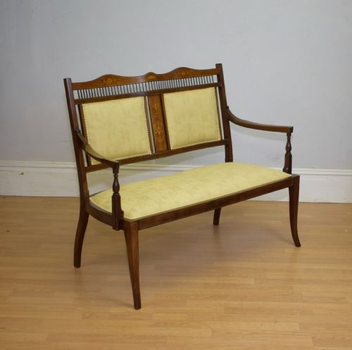 EDWARDIAN INLAID COUCH - ADDITIONAL PHOTO 7